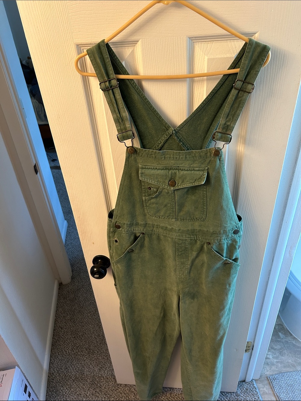 GENERRA Olive Green Cotton Overalls Unisex